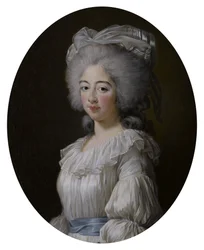 Porträtt av Marie Joséphine av Savojen (1753-1810), grevinna av Provence
