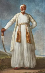 Porträtt av Muhammad Dervish Khan