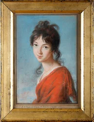Porträtt av prinsessan Teresa Czartoryska (1785-1868) paret Vigee Lebrun, Marie Louise Elisabeth (1755-1842)