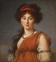 Varvara Ivanovna Naryshkina, född Ladomirsky 1785-1840, 1800