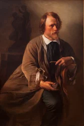 Skulptören Jens Adolf Jerichau, konstnärens make, 1846