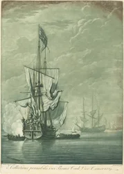 Fraktscen från Thomas Cooks samling, 1720-talet.