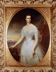 Elisabeth (Sissi), kejsarinna av Österrike 1854 (målning)