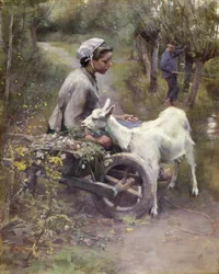 Jean, Jeanne och Jeannette, exh.1892 (olja på duk)