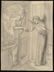 Clerk Saunders (penna på papper)