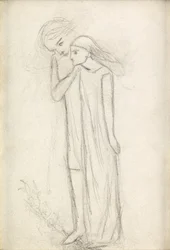 Den vackra damen utan nåd, c.1855