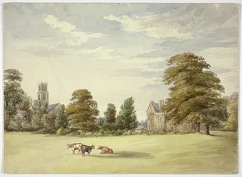 Kor före herrgård och kyrka
