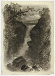 Berg vattenfall