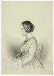 Porträtt av Selina (Quin) Markham