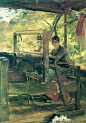 The Weaver, Tennessee, ca 1885 (olja på duk)