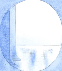 Alla som övervinner sin rädsla, för att försonas, har en andlig prakt så stor att deras själar är som palats av marmor, 2002 (w/c på papper)