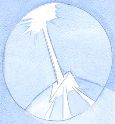Kristus, sanningen, lyser mot varje själ, 2002 (w/c på papper)