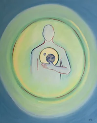 Från Guds hjärta har allt som finns uppstått, 2003 (olja ombord)