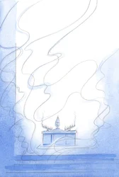 I vår helgedom, i Kristus, särskilt vid utläggningen av det heliga sakramentet, har vi framför oss gudomens fullhet och härlighet, och nåder utgjuts över oss, 2002 (w/c på papper)