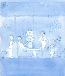 Det är Guds vilja att vi fullgör våra plikter gentemot vår närmaste familj, 2002 (w/c på papper)