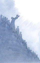 Det är genom Jesus, som går i förbön för oss vid den heliga mässan, som vår bön stiger till Fadern, i Anden, 2000 (w/c på papper)