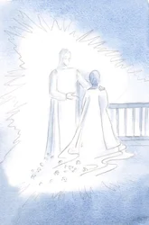 En dag i nattvarden prydde han min själ med blommor, 2000 (w/c på papper)
