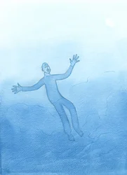 Vissa själar är förskräckta, vid döden, för att inse hur många gånger de har ignorerat Herrens tillvägagångssätt, vänlighet, möjligheter och varningar, 2003 (w/c på papper)