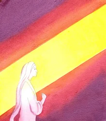 The Annunciation, 2001 (w/c på papper)