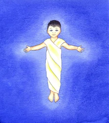 The Infant Jesus, 2001 (w/c på papper)