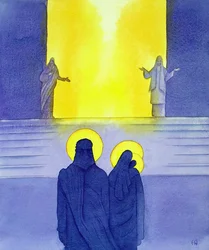 Presentationen i templet, 2001 (w/c på papper)