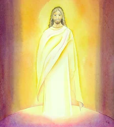 The Risen Jesus, 2001 (w/c på papper)