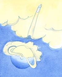 Budskapet som predikas av en trofast påve är konsekvent, sammanhängande och effektivt för dem som tar emot det och som därför "lever i ljuset", 2006 (w/c på papper)