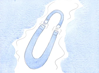 Sanningen attraheras av sanningen som en magnet, 2002 (w/c på papper)