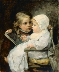 Den unge konstnären, 1885