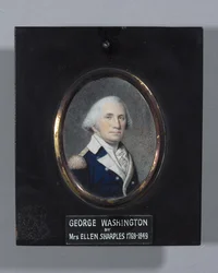 George Washington, förmodligen 1803 (akvarell på elfenben)