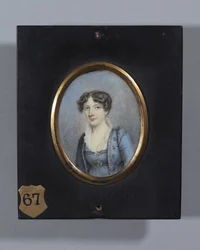 Mrs Morgan (akvarell på elfenben)