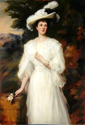 Porträtt av Edith, Lady Cunard