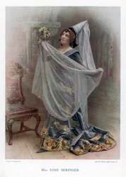 Esme Beringer, brittisk skådespelerska, 1901.