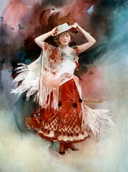 Evie Greene i Kitty Grey, c1902.