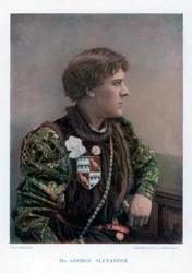 Sir George Alexander, engelsk skådespelare och teaterchef, 1901.