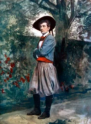 Sir Johnston Forbes-Robertson i Judas sakrament, c1902.