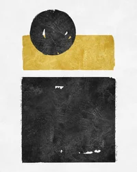 Abstrakt guld-svart geometri