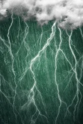 Dramatisk åskstorm
