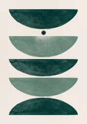Lugn grön geometri