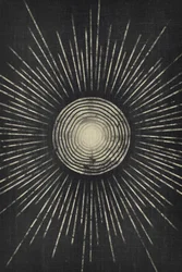 Vintage Sunburst-strålar