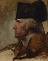 George Washington, Studie för Washington som korsar Delaware, c.1850