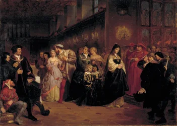 Uppvaktningen av Anne Boleyn, 1846.