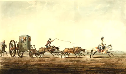 Postvagn, Buenos Aires-provinsen, ca 1818