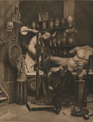Mr Heatherleys Holiday: An Incident in Studio Life, c1874.