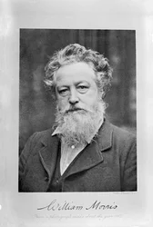 Porträtt av William Morris, ca 1887.