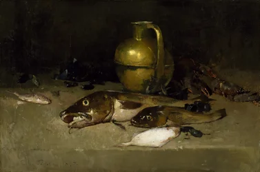 Stilleben med fisk, 1897