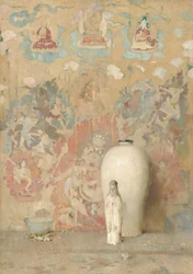 Bilden från Thibet, ca. 1920.