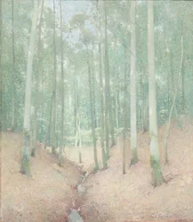 Träinteriör, c.1910