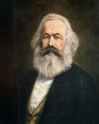 Porträtt av Karl Marx