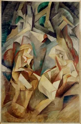 Bathers (olja på duk)